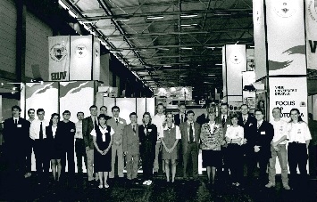 ”Focus on Photonics” booth at the “Flanders Techno Land” exhibition 1996